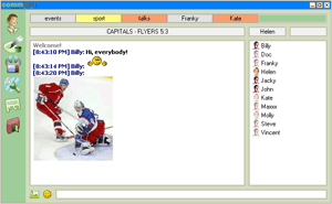 Screenshot of CommFort